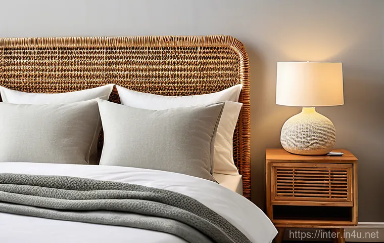 라탄 소품 인테리어 - A cozy and inviting living room designed in a natural, bohemian-inspired resort style. The focal poi... 라탄 소품 인테리어 - A cozy and inviting living room designed in a natural, bohemian-inspired resort style. The focal poi...