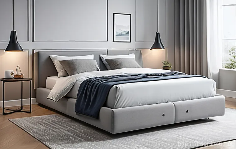 침대 프레임 선택 가이드 - A serene and cozy bedroom featuring a sturdy, warm-toned pine wood bed frame with visible natural gr... 침대 프레임 선택 가이드 - A serene and cozy bedroom featuring a sturdy, warm-toned pine wood bed frame with visible natural gr...