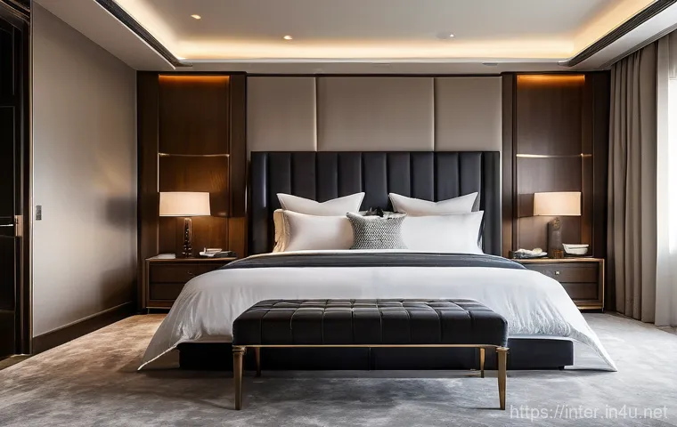 침대 프레임 선택 가이드 - A modern and functional bedroom showcasing a sleek, minimalist motion bed frame in a light grey fini... 침대 프레임 선택 가이드 - A modern and functional bedroom showcasing a sleek, minimalist motion bed frame in a light grey fini...